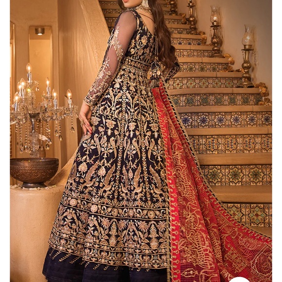 Asim jofa new Maria b Hussain rehar faiza saqlain Pakistani formal wedding Eid - Picture 2 of 4
